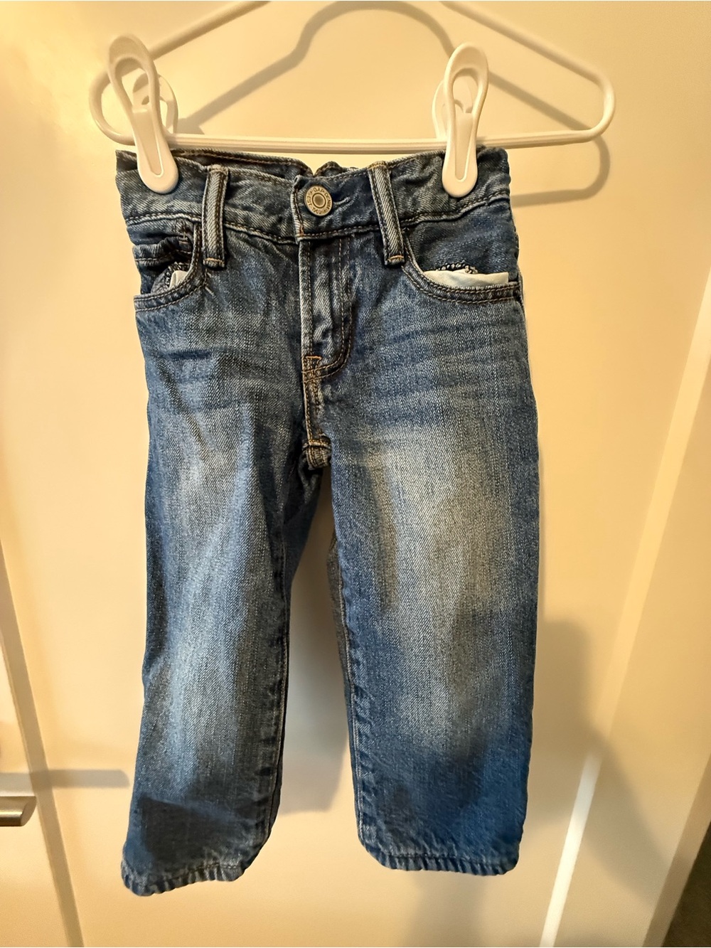 GAP Kids Blue Washed Lined Denim Jeans